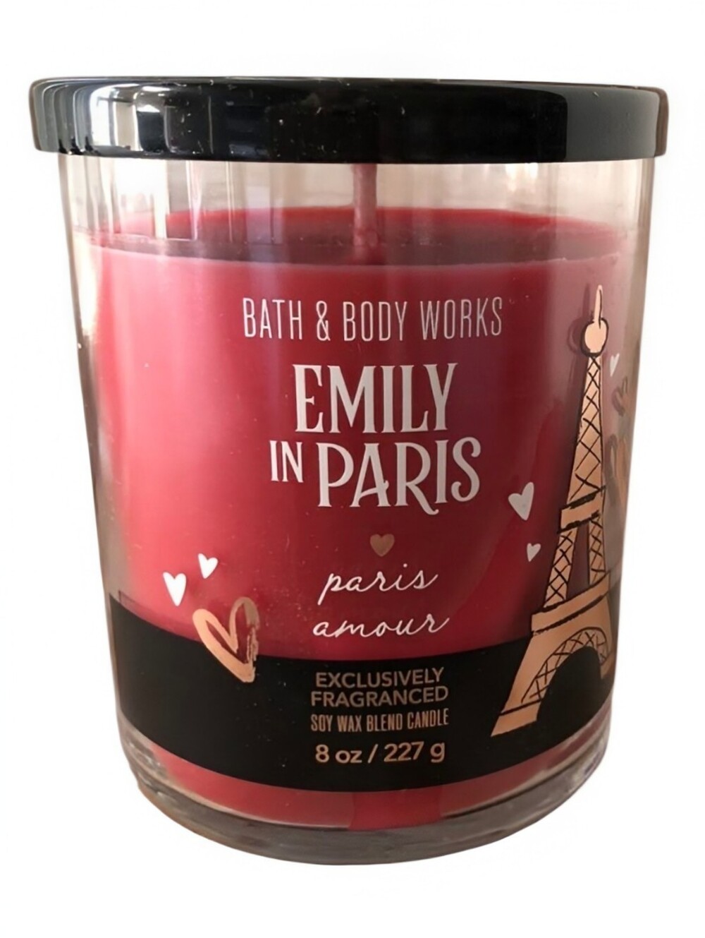 NEW Limited Edition BBW "Emily In Paris - Paris Amour Single Wick Candle